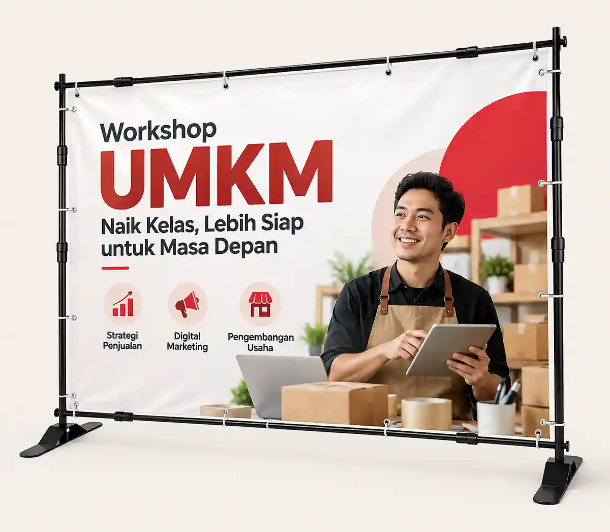 Cetak Backdrop Portable BIX PRINT